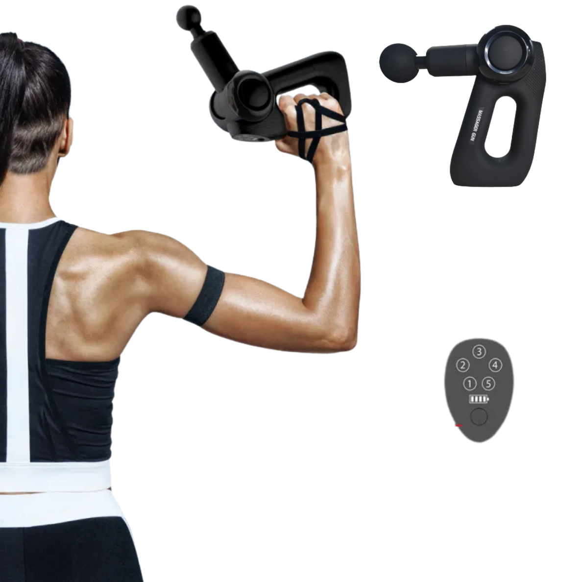 MuscleGat™ FlexPulse 4X Massage Gun