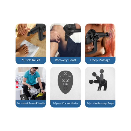 MuscleGat™ FlexPulse 4X Massage Gun