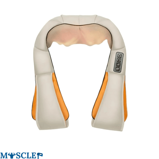 Muscle Gat PowerWrap - Smart Kneading Massage Shawl for Neck, Shoulders, Waist & Back